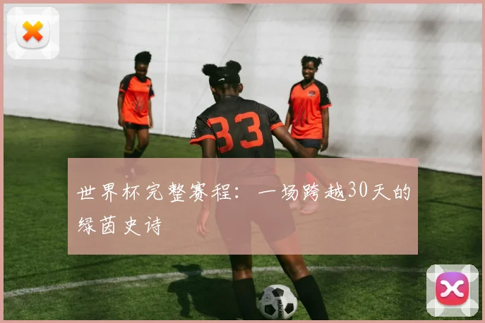 世界杯完整赛程：一场跨越30天的绿茵史诗