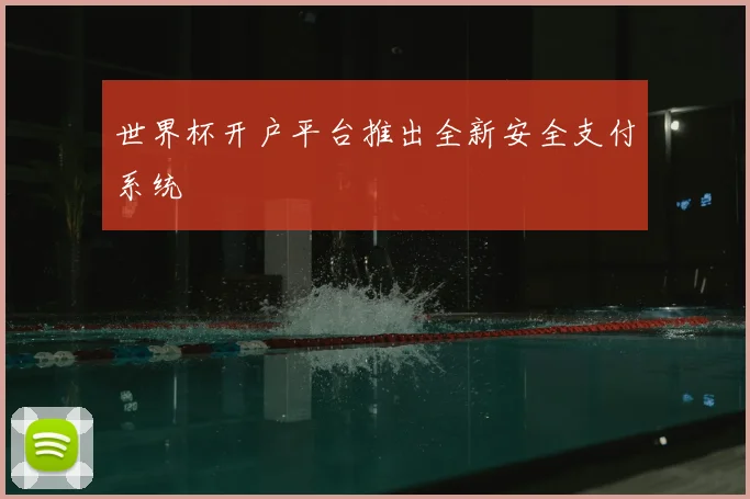 世界杯开户平台推出全新安全支付系统